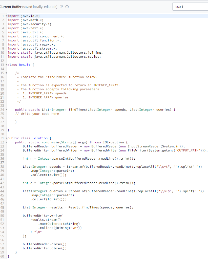 that will pass all test cases when the code is passed any