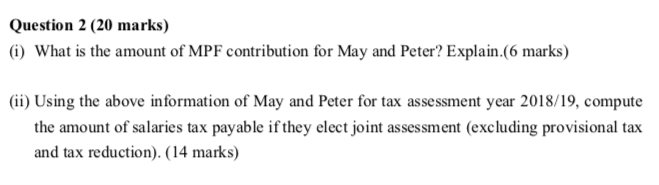 2018/19. Notes on computation of Salaries Tax / Personal Assessment are attached.
