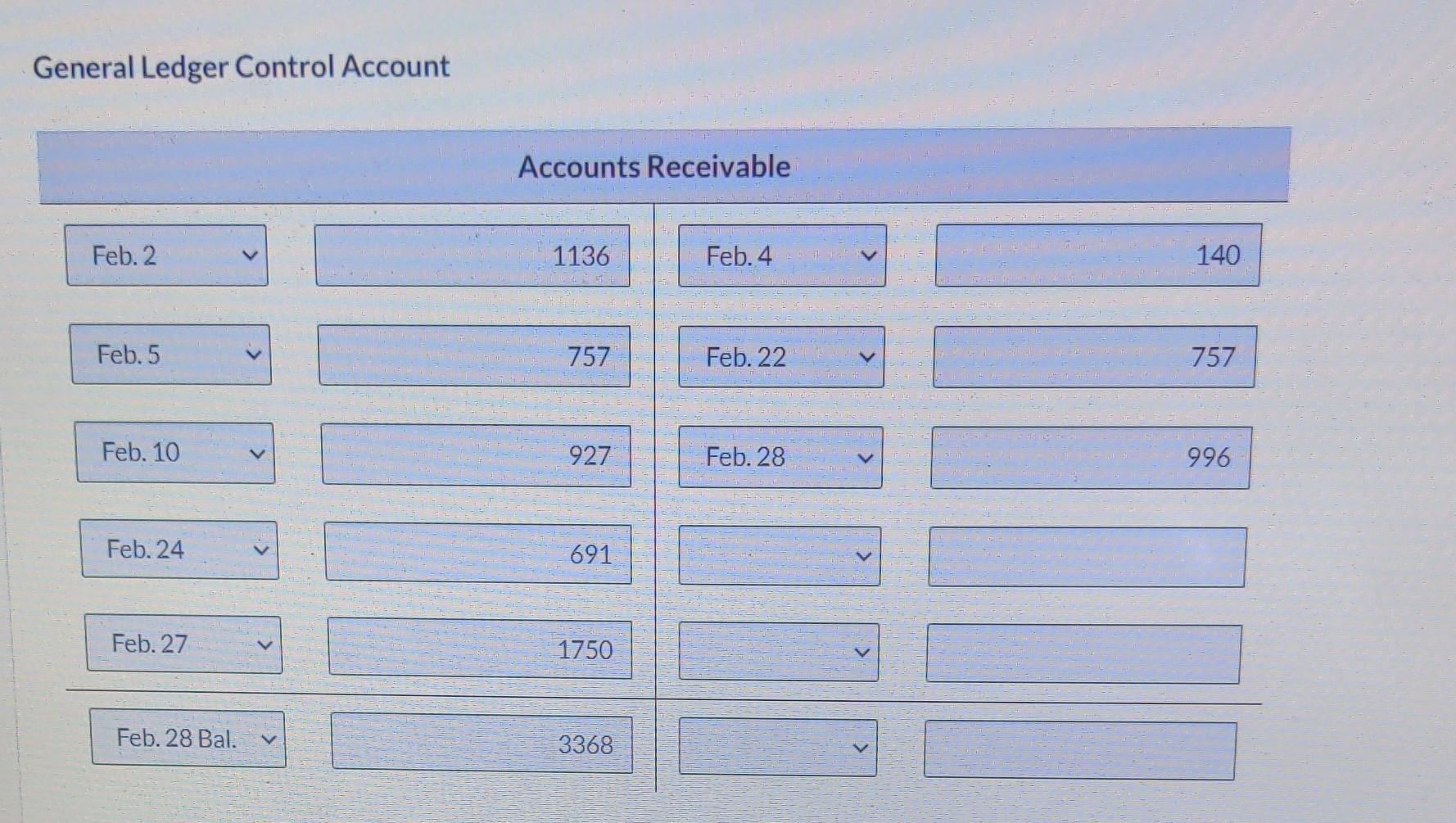a perpetual inventory system. Feb. 2 Sold $1,136 of merchandise to Andrew