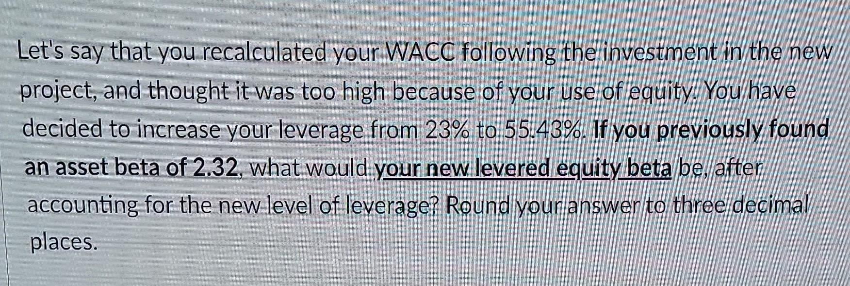 places. You will use the following information for the rest of the