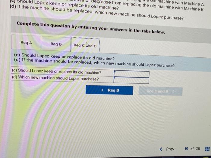 a book value of $50,000 and remaining useful life of five years.