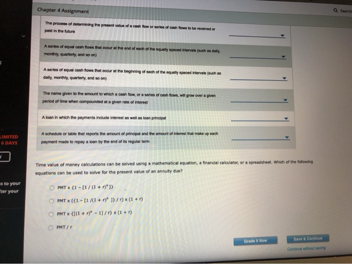base terminology and concepts of the time value of money on the