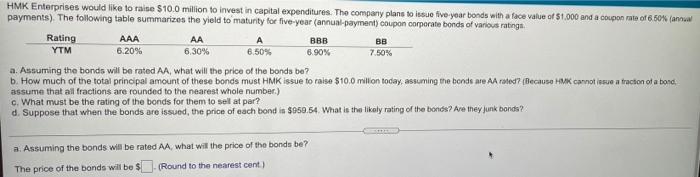 Pleass help me solve, I will leave a thumbs up HMK Enterprises