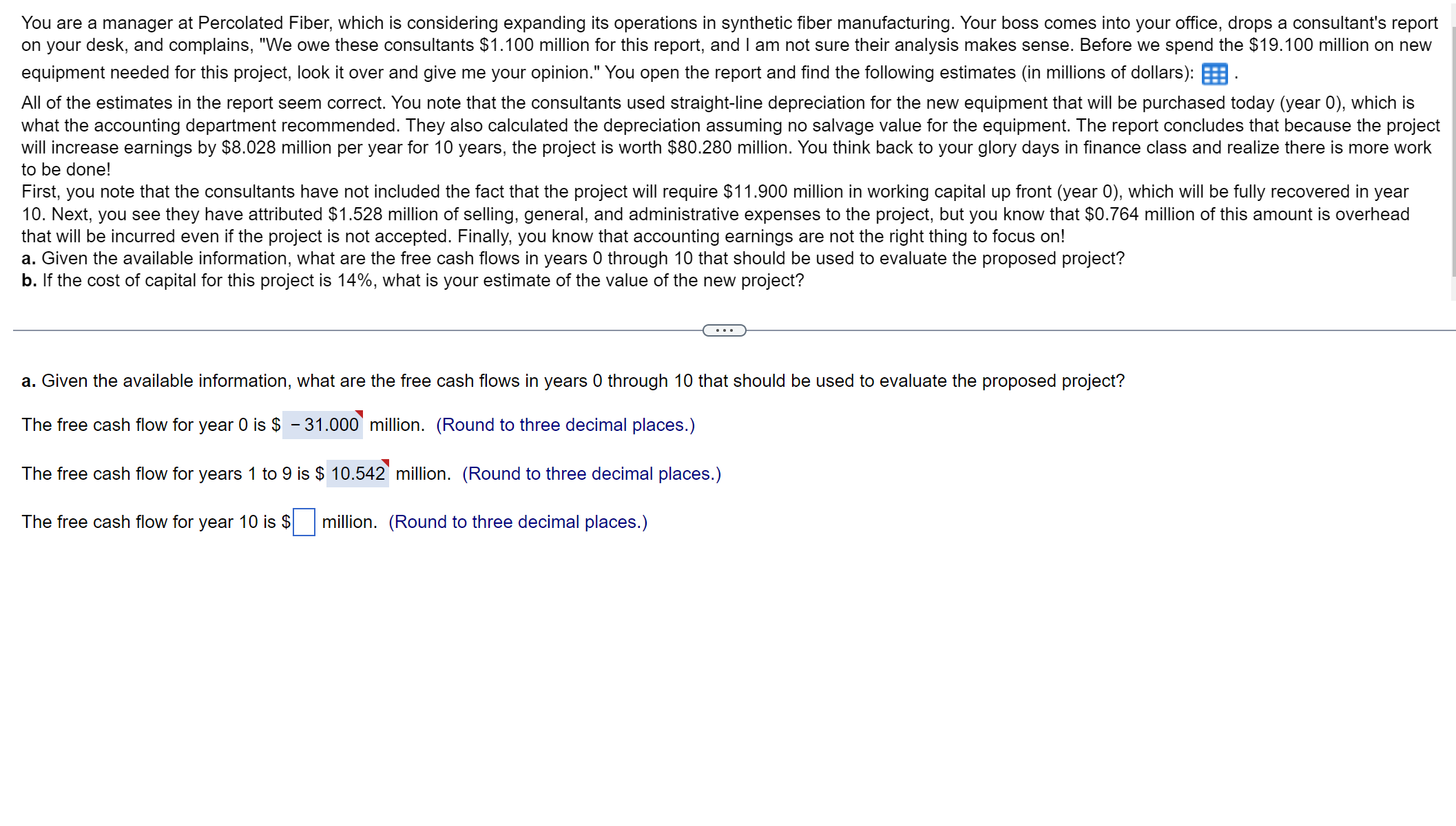 Please use the data above to answer the question and fill in