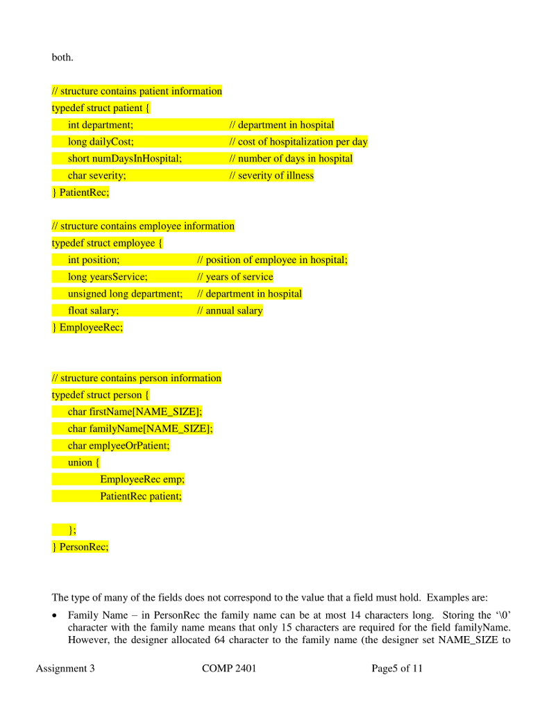 it easier to understand. In The C programming language: first file is