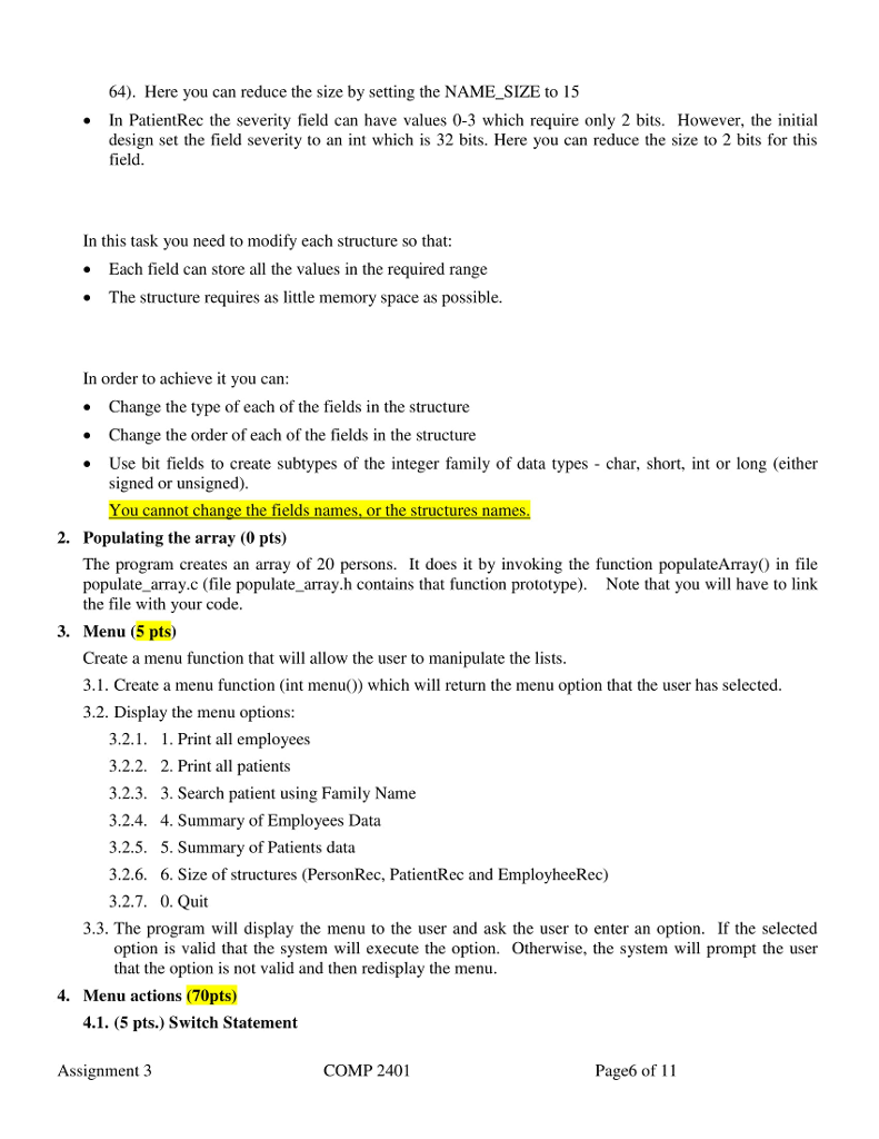 employee.c ******************************************************************************************************************************************* #include "employee.h" #include "stdio.h" void printEmployee(PersonRec person) { //print the