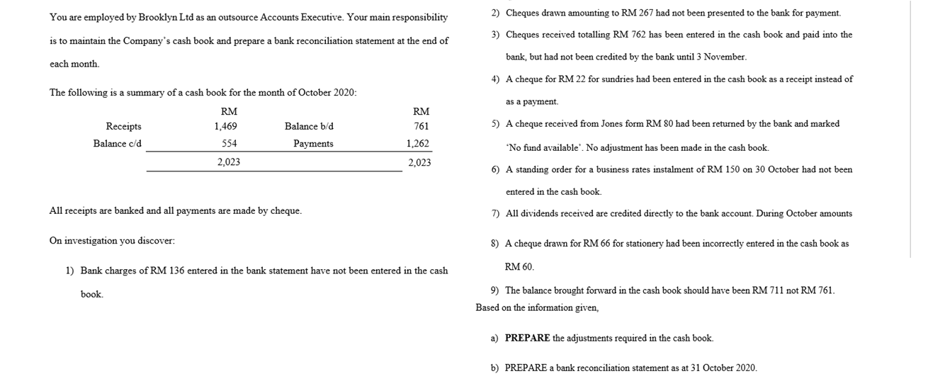 ok then. please can answer only a) You are employed by Brooklyn