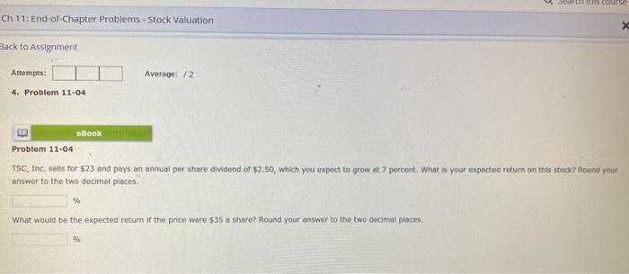 annual per share dividend of 2.50, which you spect to grow at