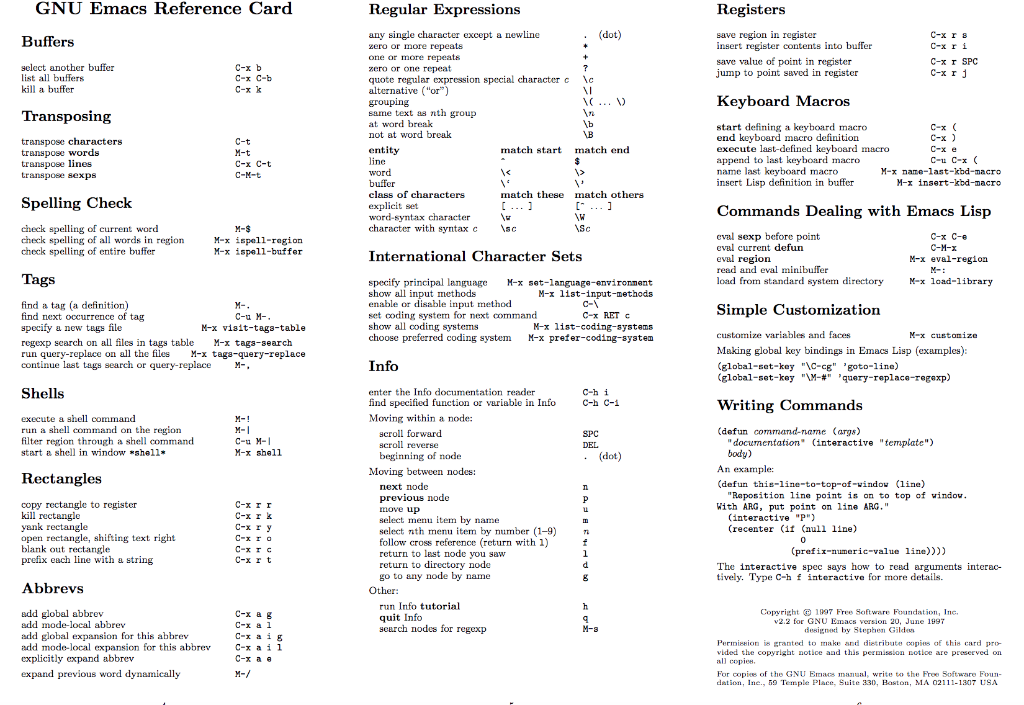 syntax as well as an explanation of the flag should be included.