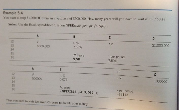 how long it will take to triple your $500,000 investment if you