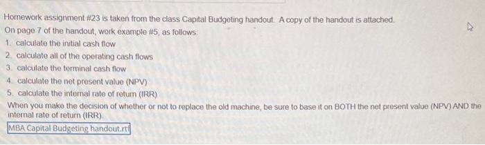 an injection molding machine that was purchased 2 years ago. It has