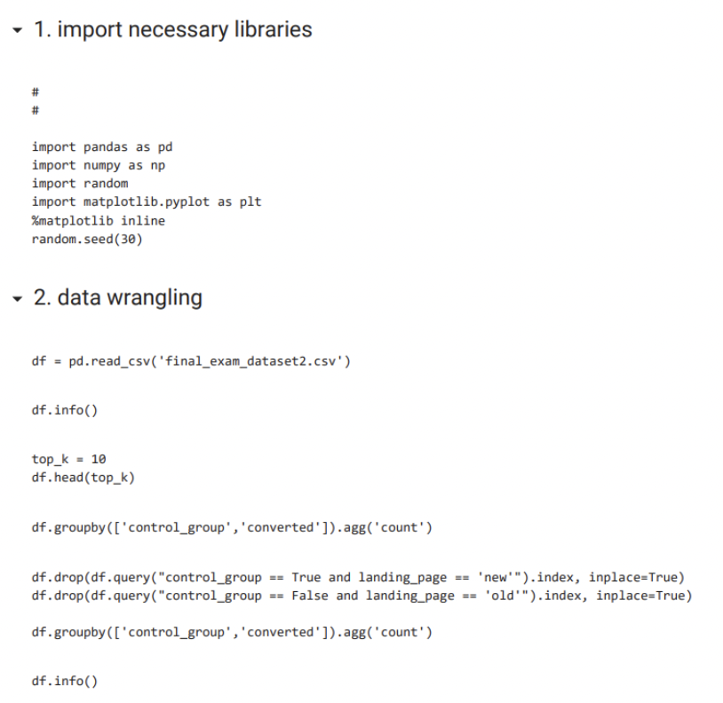 Make comments for each cells. - 1. import necessary libraries \# \#