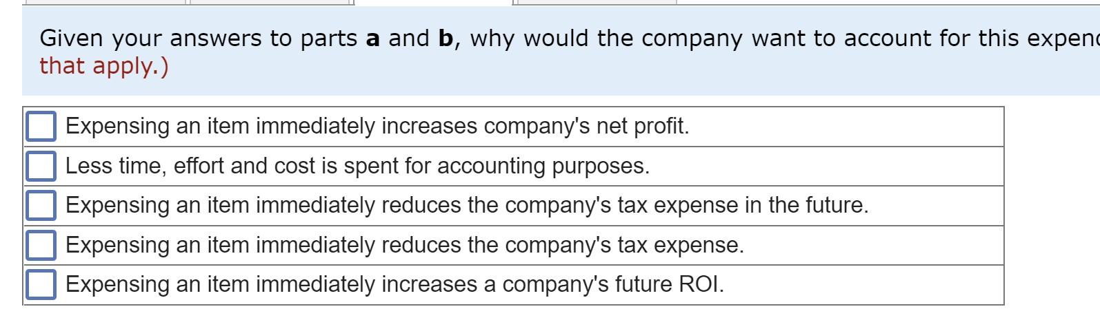Early in January 2019, Tellco Inc. acquired a new machine and incurred