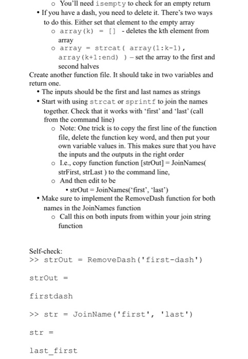 functions. The first function takes in a string and returns that string