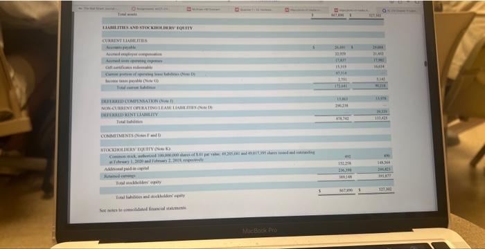both companies for the most recent year. 1-b. Based on these calculations,