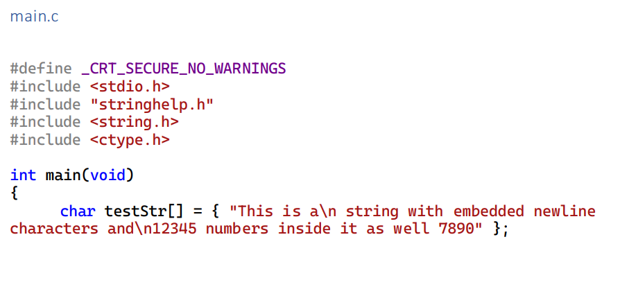 space or the position of the string terminator. *) int nextWhite(const char*