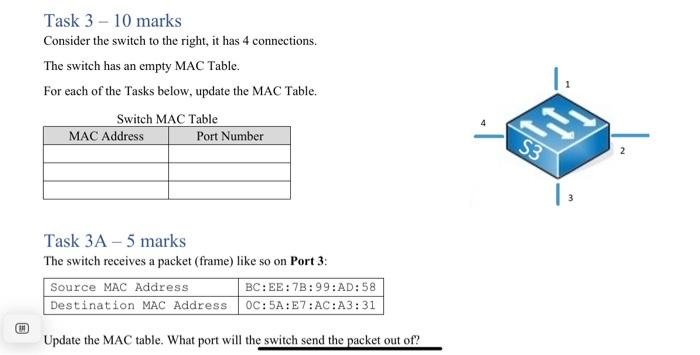  Task 310 marks Consider the switch to the right, it has