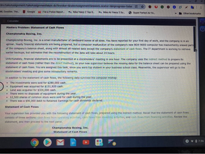  please help ilm/takeAssignment/takeAssignment Main.do?invoker=&takeAssignmentSession Locator &inprogress=false ML Goodies: The... Google File