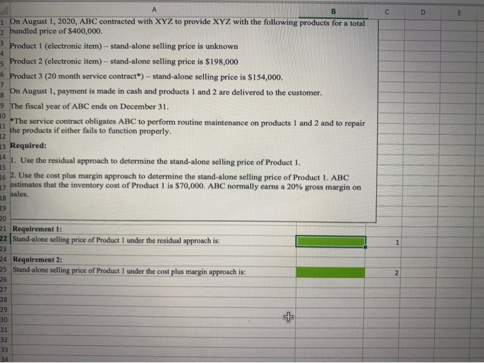  A B c D E 4 5 7 8 11 12