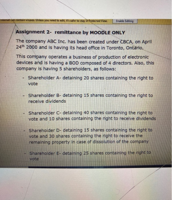  internet can contain viruses. Unless you need to edit t's safer