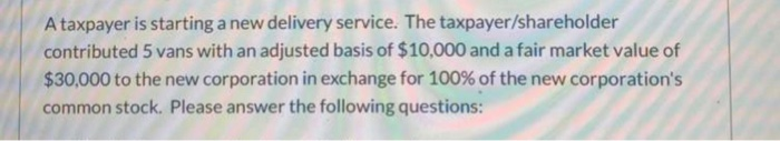  How much gain/loss does the taxpayer recognize on the transfer of