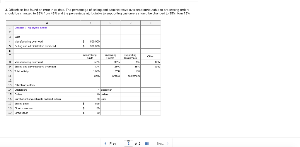 312-314. 2. Assume that OfficeMart places orders more frequently, but everything else