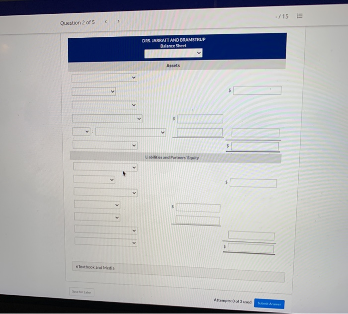 Jarratt and Dr. M. Bramstrup had the following general ledger account balances