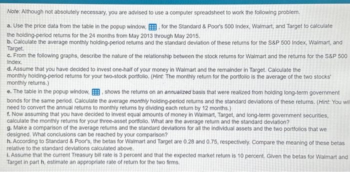  Write the answers please not the speadsheet formula Note: Although not