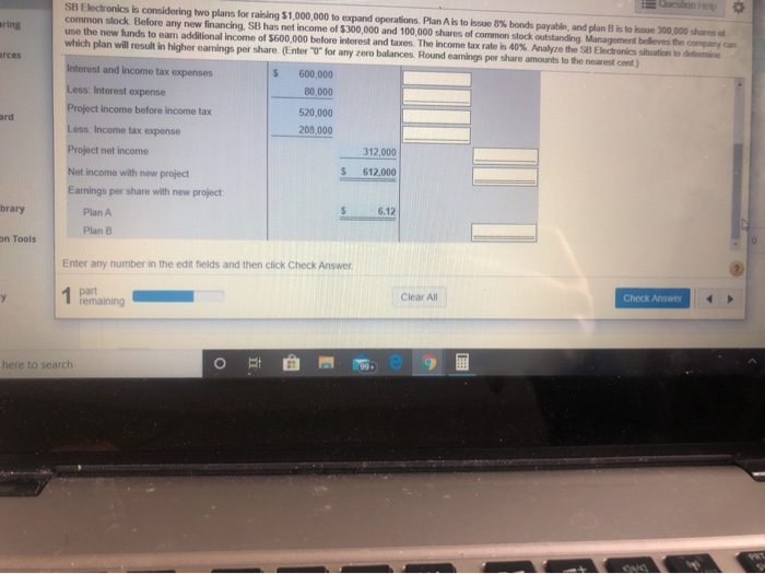 for raising 51,000,000 to expand operations. Plan A is to issue 8%