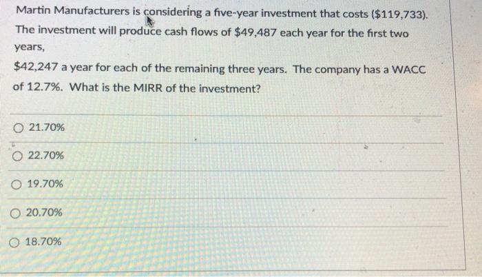 projects have the following cash flows: Year Project A CF Project B