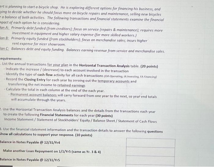 part B pls help please asap is planning to start a bicycle