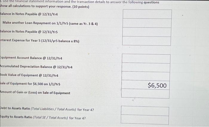 shop. He is exploring different options for financing his business, and ying