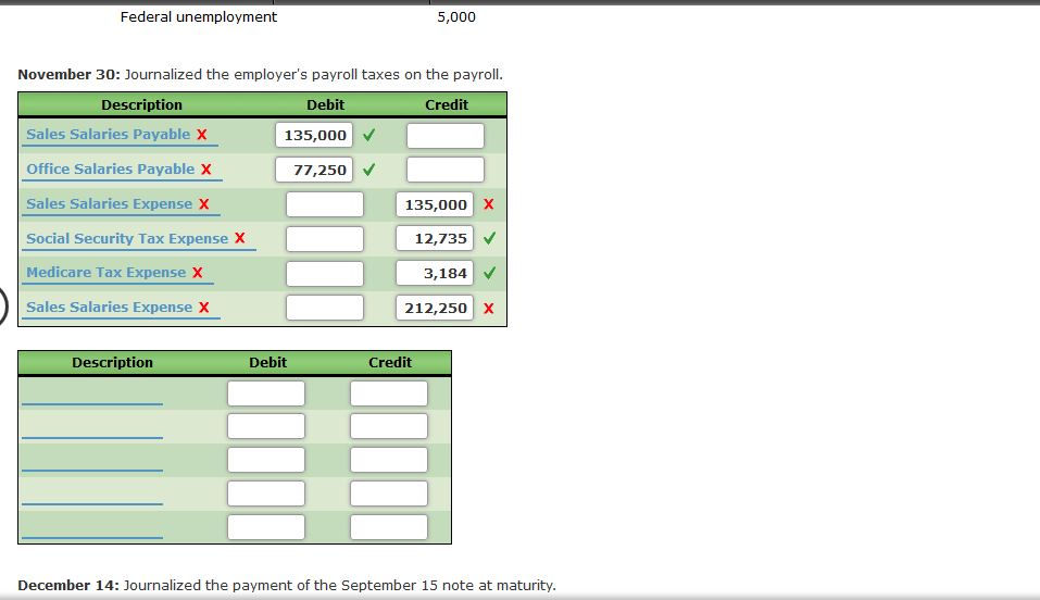 the amount boxes blank. For a compound transaction, if an amount box