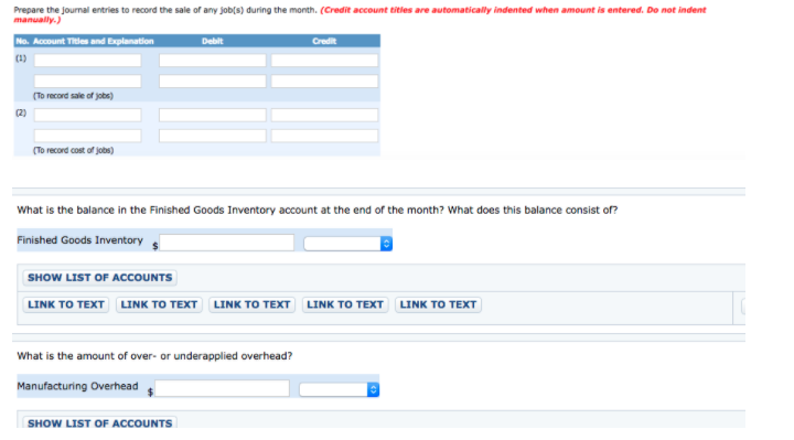 Attempt History Current Attempt in Progress Lott Company uses a job order