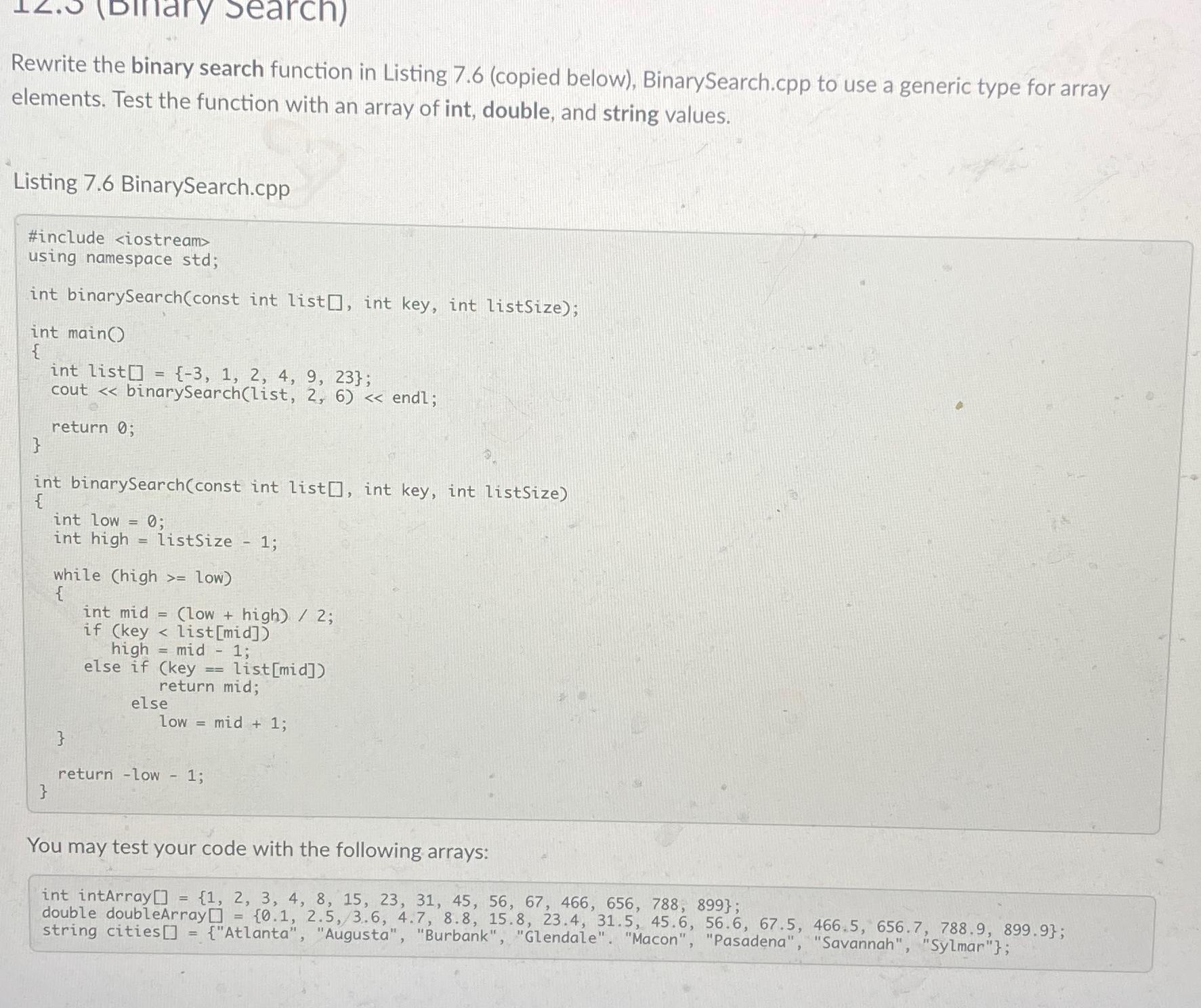  (Use C++ and include a UmL for my understanding) Rewrite the