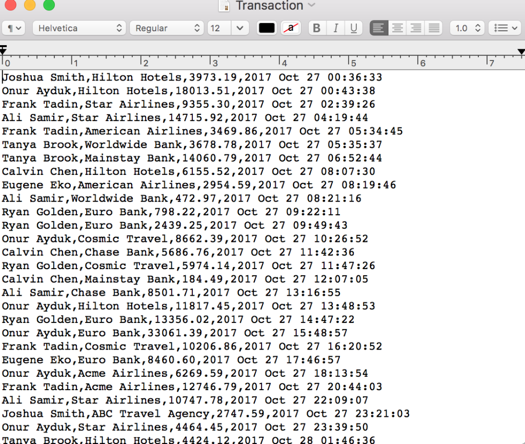  Create a project in Java that consists of these files: TransactionChecker.java