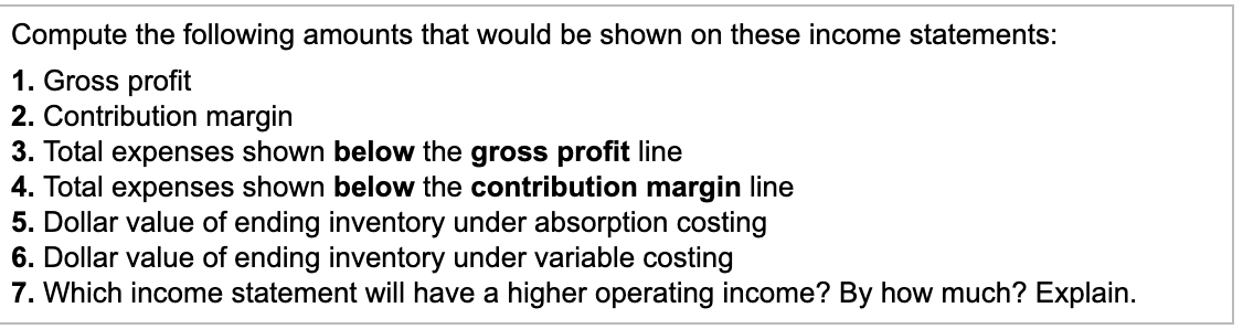 finished violins remained unsold. There was no inventory in work in process.
