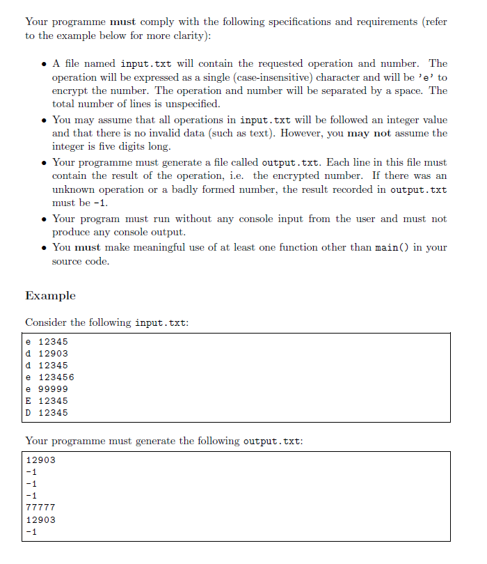 able to work when doing the encryption. Except, only for the first