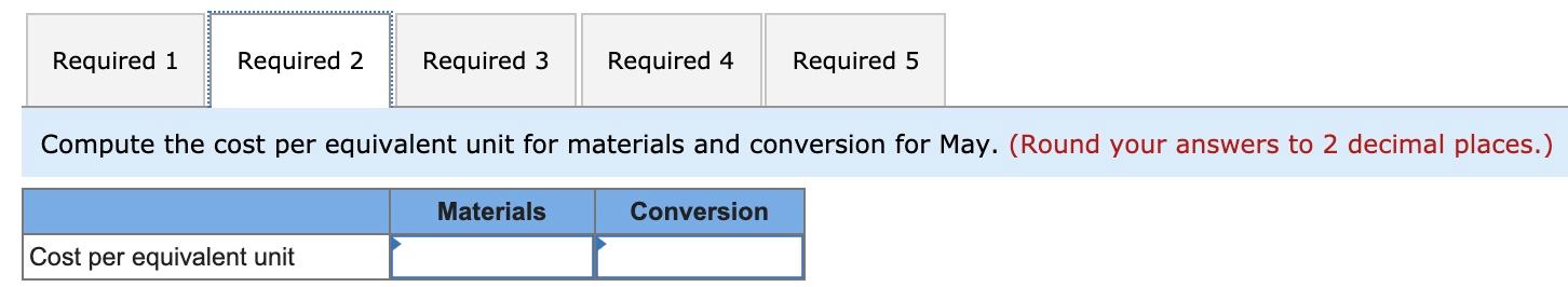 costing system. It manufactures a caulking compound that goes through three processing