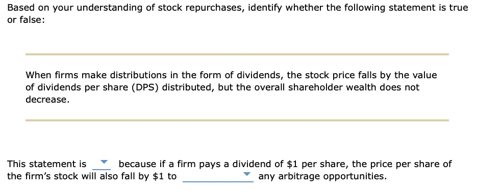 firm value Remember that the primary goal of a firm is to