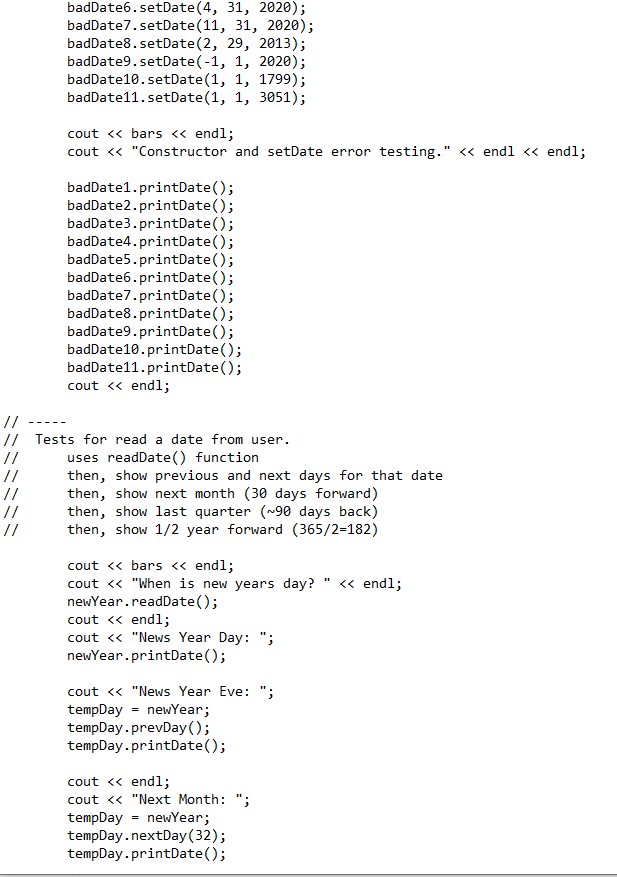 mm/dd/yyyy format. Refer to the example executions for formatting The get Month().getDate(),