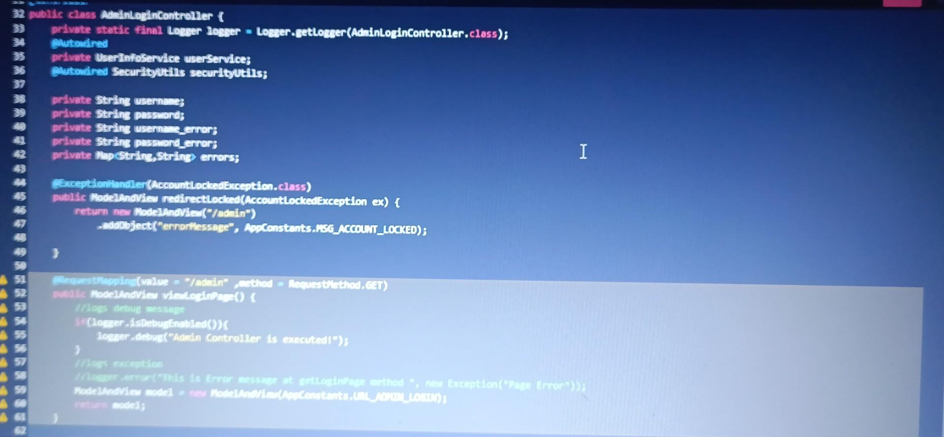 private string usernames private string passwords private string usernane errors private string