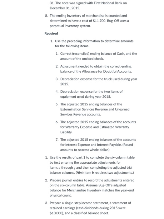 trial balance as of December 31, 2015. Google Drive December 31, 2015