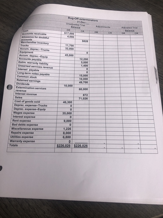 in a through h applies to the company at the end of