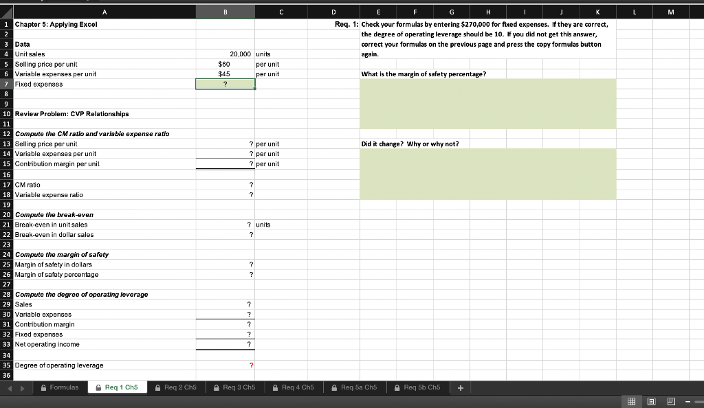 G H - J L M N Name: G#: 1 Chapter 5: