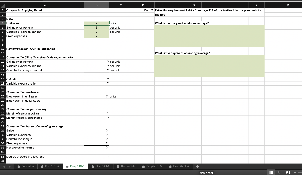 Applying Excel 2 3 Data 4 Unit sales 5 Selling price per
