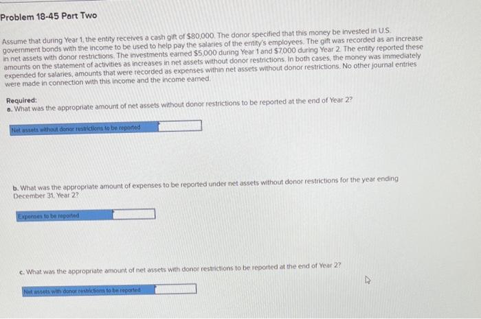 [The following information applies to the questions displayed below] For a number