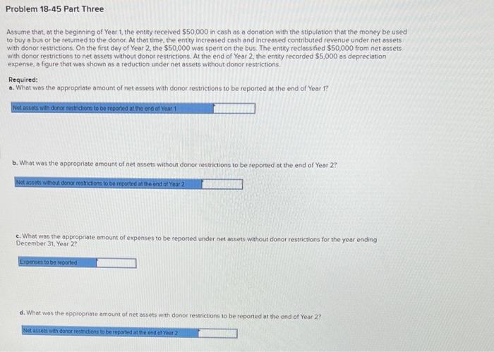 of years, a private not-for-profit entity has been preparing financial statements that