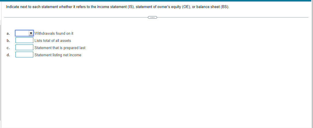 accounting equation. Recalculate new balances for all acco transaction leave the box