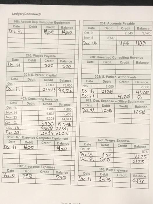 Your Project: Submit the hand prepared project by scanning all written pages